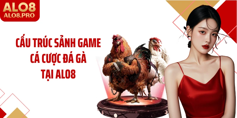 Cấu trúc sảnh game cá cược đá gà tại ALO8